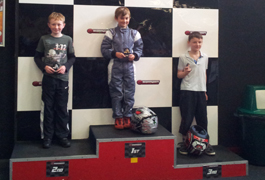 Racing Perfection Kart Academy Eastleigh Cadet Final Podium - Round 8